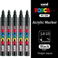 UNI POSCA Marker Pen Set,NEW PACKAGE PC-1M 3M 5M Water Based Color Permanent Acrylic Paint Pen Graffiti Art Supplies rotuladores gray