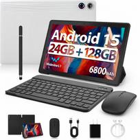 Planšetė 11 colių Android 15 Planšetės 20GB RAM + 128GB ROM (TF 1TB) su Octa-Core Black