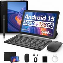 Planšetė 11 colių Android 15 Planšetės 20GB RAM + 128GB ROM (TF 1TB) su Octa-Core Black juoda