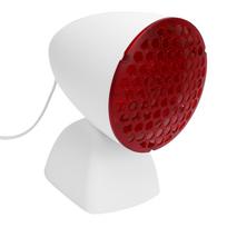 Portable Infrared Heat Lamp Adjustable Stand with Timer Body Infrared Light for Home Use US Plug 110V white