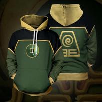 Anime Avatar The Last Airbender Cosplay Hoodies 3D Printed Sweatshirt Men Women Long Sleeve Tracksuit Pullover Harajuku Y2k Coat 4XL rožinė