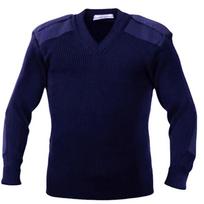 [Customizable] African Labor Protection Sweater Long-Sleeve Cold-Resistant Security Guard Hair-Matching Wool Sweater Winter Sweater For Men 3XL black
