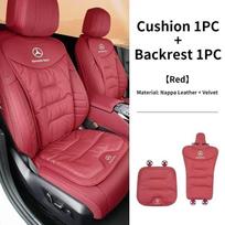Automobilio priekinės ir galinės sėdynių užvalkalai Velūras Oda Pagalvėlė Atlošo apsauginis kilimėlis Mercedes Benz AMG A C E S klasėms W205 W212 W108 W204