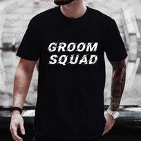 Groom Squad T Shirt Male Bachelor Stag Party T-shirt Best Man Tees Team Groom Wedding Clothes Tshirts Graphic Groomsman EVG Tops XXXL