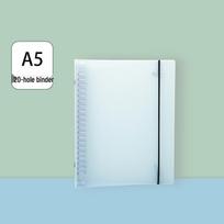 30-Hole A4 PP Binder, A5 20-Hole Cover, B5 26-Hole Notebook Refills white