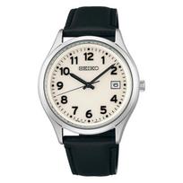 SEIKO SELECTION SBPX157 S Series Men's Watch, Solar Powered, Date Calendar, Lumibrite Dial (Full Arabic Numerals) white