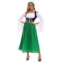 Oktoberfest padavėjos šventės kostiumas: Alaus festivalio apranga Small white