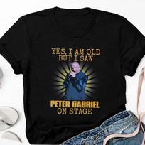 I Saw Peter Gabriel On Stage T Shirt 90s Vintage Pet XL black