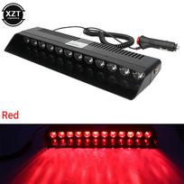 Automobilio stroboskopinės mirksinčios lemputės 12 LED Raudona/Mėlyna/Gintarinė/Geltona/Balta Policijos LED mirgiklis Avarinis įspėjamasis žibintas automobiliui 12V 12W