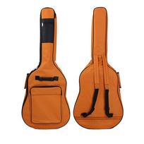 Oxford Cloth Acoustic Women Men 40/41 Inch Guitar Bag Shoulders Bag Electric Guitar Case Backpack 40/41 inch oranžinė