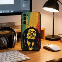 Singer B-Bob Marley Phone Case For Samsung S25,S24,S21,S22,S23,S30,Ultra,S20,Plus,Fe,Soft Silicone Black Cover Samsung S21plus gray