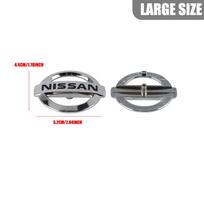 wskpa9 1 vnt. ABS automobilio vairo logotipo emblemos dangtelio lipdukas Nissan Qashqai Patrol X-Trail Juke MICRA Altima Tiida Versa Leaf Serena For Nissan