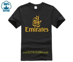 Emirates Airlines marškinėliai Oro linijų marškinėliai Aviacijos marškinėliai S black