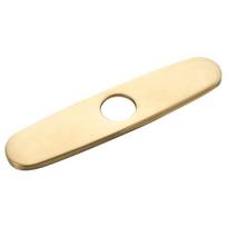 Maišytuvo plokštelės skylės dangtelis Maišytuvo dangtelis Dekoro plokštelė Vonios maišytuvo dekoratyvinė plokštelė Maišytuvo dekoro plokštelė 6inch-Brushed gold