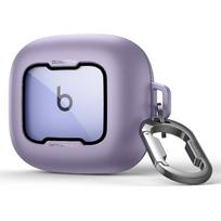 SURITCH for Beats Powerbeats Pro 2 Case Cover, Magnetic Locking Cases for Beats Powerbeats Pro 2 2025, Shockproof Bumper Protective Covers with violetinė