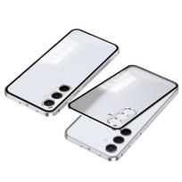 Aluminum Magnetic Snap-on Phone Case Sony Xperia 1 IV V VI VII Shockproof Metal Frame Cover Xperia 1 VI sidabras