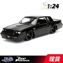 Jada 1:24 Fast & Furious Buick Grand National Diecast Alloy Car Model, Classic Muscle Car Collectible Replica Gift