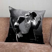 Dainininko M-Michael Jackson pagalvės užvalkalas namams, miegamajam, automobiliui, biurui, svetainės sofos pagalvės užvalkalas, tinkamas 18x18Inch black