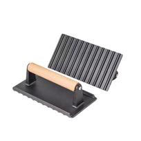 ZISIZ Cast Iron Grill Press gray