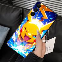 Mielas Pokemonas Pikachu dėklas telefonui Samsung Galaxy A05 A15 A70 A04 A06 A13 A20 A50 A17 A16 A40 A12 Galaxy A12 yellow