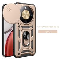 For Honor Magic 8 Lite 5G Case Honor X9D Magic8 Lite Shockproof Armor Car Holder Magnetic Ring Phone Cover Camera Protect Fundas HONOR X9D beige