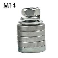 M14 M10 kampinio šlifuoklio adapteris griovelių pjovimo mašinos adapterio konversijos rinkinys flanšas metalinės fiksavimo veržlės griovelių pjovimui 125 150 tipas M14