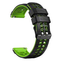 Naujas 22mm silikoninis dirželis, skirtas Zeblaze Stratos 3 2 Lite Beyond GTR 2 Btalk Swim Sport laikrodžiui, Zeblaze Vibe 7 Pro apyrankei Zeblaze Beyond black
