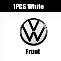 VOLKSWAGEN VW Automobilio Modifikavimo Ženklelis Lipdukas Priekinis Galinis Radiatoriaus Bagažinės Emblema Dangtelis Volkswagen VW GOLF6 MK6 7 MK7 7.5 M GOLF8 Variant 21-23 white
