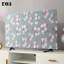 TV Hood Dust-Proof Cover Household Towel 32/43/50/55/65inch Hanging LCD TV Cover Home Universal Television Decorative Cover 32inch gray