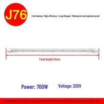 Ceiling-Mounted Infrared Quartz Bathroom Heater with Light