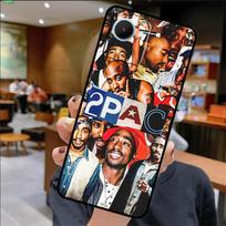 Tupac 2Pac Shakur Case For Realme GT 7 Pro GT 6 6T 5 C55 C53 C51 C21Y C25S C61 C67 C75 10 11 12 13 14 Pro Plus Realme 14 Pro Plus white