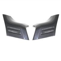 2Pcs Carbon Fiber Look A-pillar Wrap Angle Cover Trim For Suzuki Jimny 2019-2024 gray