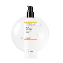 SCINIC Power Homme Vita Tone Up All In One Fluid 150ml Brightening Moisturizing Men’s Skincare Lotion white