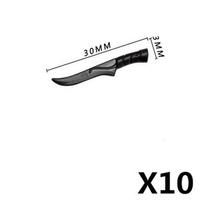 Medieval Military Accessories Building Blocks Knight  Figures Weapon Shield Armor Helmet Spear Bow Crossbow Axe Hammer Toys K026 gray