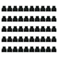 50Pcs Cabinet Hinge Angles Restrictor Plastic Cabinet Hinge Restrictor 86 Degree Angles Restriction Hinges Clip 1