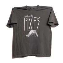 Pixies Death To The Pixies Album Surfers Rosa Bossanova Doolittle PrintedT shirt Rock Punk Alternative Noise Grunge Band T shirt 100 gray