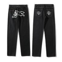 „Danmo Streetwear“ vyriškos hiphopo rankinės, laisvos, gotikinės džinsinės kelnės, pantalones XS white