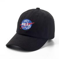 Classic Nasa Style Letter Embroidery Baseball Cap For Men And Women Perfect For All Seasons juoda
