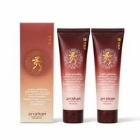 ARRAHAN Soo Herbal Gommage Peeling Gel 180ml x 2 Exfoliating Skincare Set brown