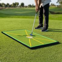 Golf Training Mat with Foam Balls Outdoor Stroke Indoor for Golfers, Beginners, Home,
