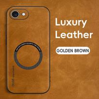 Magnetic Retro Leather Soft Case for IPhone 16E 17E IPhone16E IPhone17E 5G Wireless Charging Phone Case Cover For iPhone 17E ruda
