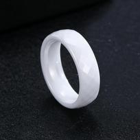 6 mm unisex keraminis vestuvinis žiedas, juodas baltas žalias mėlynas levandų žiedas moterims ir vyrams, hipoalerginis, JAV dydis 5-12 10 black