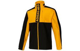 Adidas Neo Jacket Men's Black Gold Multicolor GL7189 S yellow