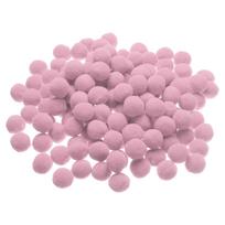 200pcs Pom Poms Small Pom Pom Balls Fuzzy Craft Pompoms for Crafts Arts DIY Decorations Crafting Supplies 1 Inch/2.5cm pink