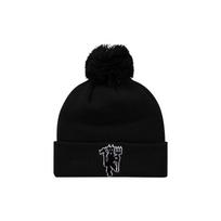 New Era Premier League Manchester United Devil Pattern Embroidered Knitted Wool Hat Unisex Couple Style Black 60221465 juoda