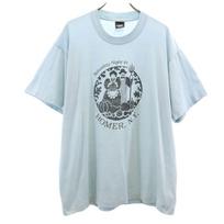 SCREEN STARS BEST 90-tieji Pagaminta JAV Senas HOMER NY Trumpomis rankovėmis T-shirt Vyriškas Naudotas white