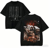 Death Stranding T shirt personality Clothes New Model Anime T-shirt Yearround clothing Plus Size Unisex Streetwear Trendy Couples XXXL black