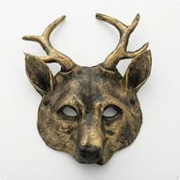Deer Headpiece Carved with Antlers Foam for Cosplayers, Halloween, Carnival,
