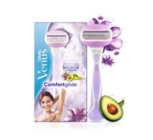 Gillette Venus Comfortglide Hair Removal Razor for Women with Avocado Oils & Body Butter, Freesia Scent white