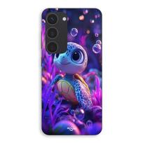 Phone case - MANIACASE - Samsung Galaxy S23 - Silicone - Soft - Cute baby turtle juoda